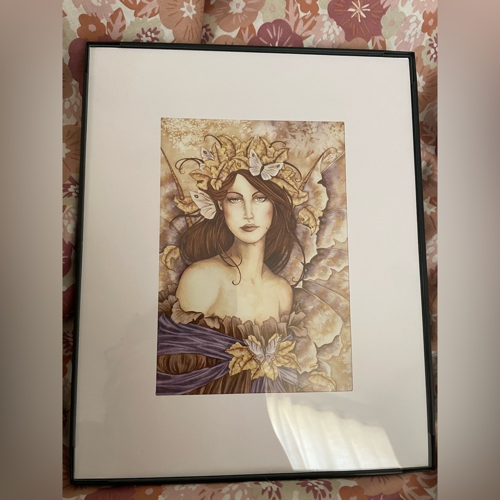 “Wind in Autumn” fairy print by Amy Brown.